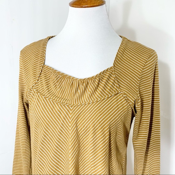 SOLD-Anthropologie Striped Pullover Knit Top - Picture 3 of 8